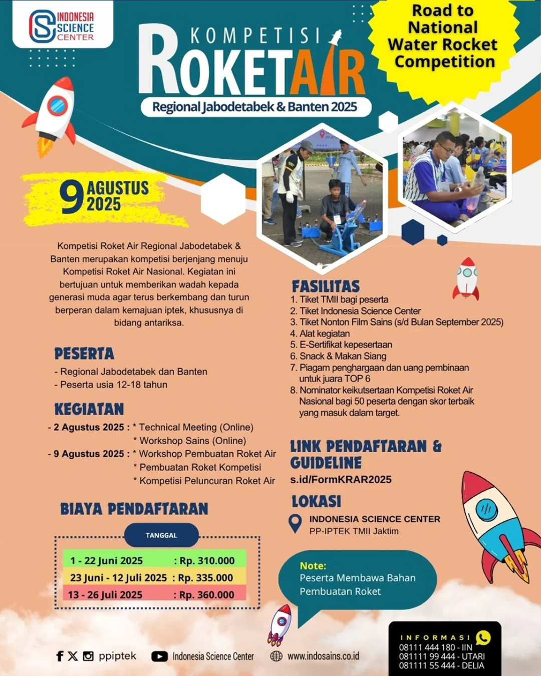 Kompetisi Roket Air Regional JABODETABEK DAN BANTEN 2025